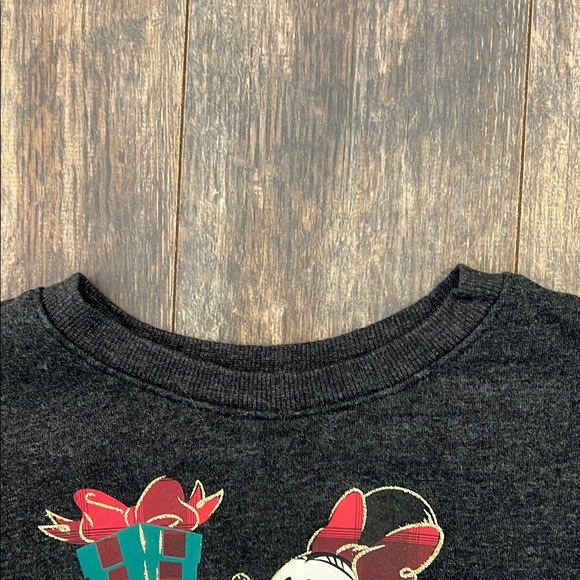 Jumping Beans Charcoal Christmas Minnie Mouse Sweatshirt - Picture 7 of 9
